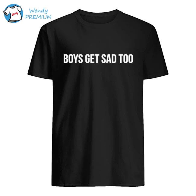 Boys Get Sad Too Block Logo Shirt