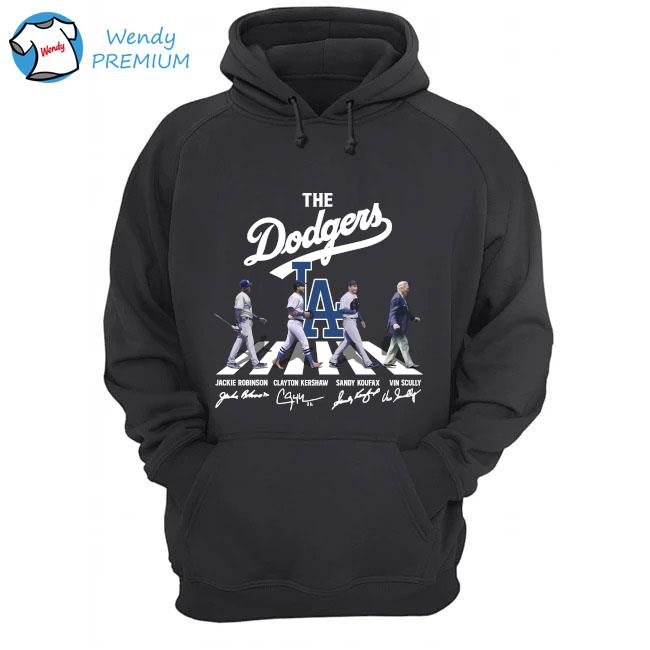 The Dodgers abbey road signatures T-shirt, hoodie, tank top, sweater and  long sleeve t-shirt