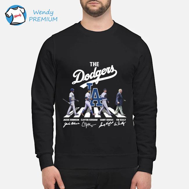 The Dodgers Los Angeles Dodgers Abbey Road Signatures Shirt