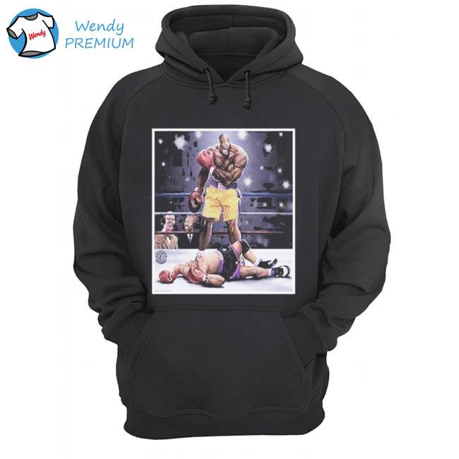 Shaquille O'neal Knocking Out Charles Barkley t-shirt, hoodie, sweater,  long sleeve and tank top
