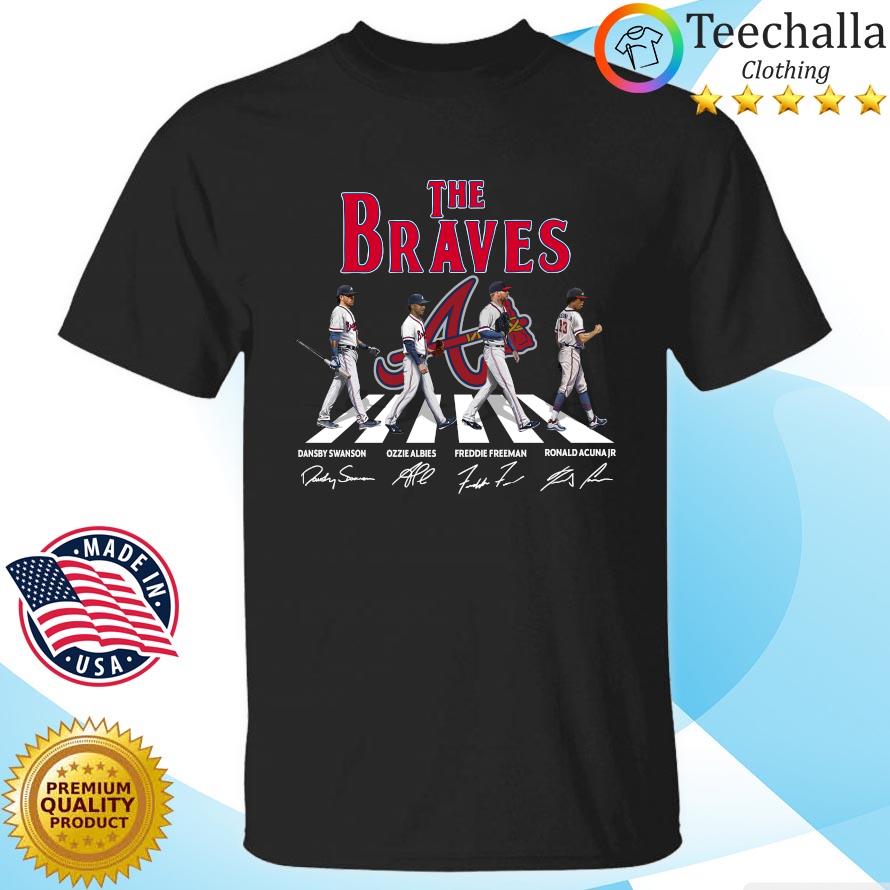 The Braves Abbey Road Atlanta Braves Signature t-shirt by To-Tee
