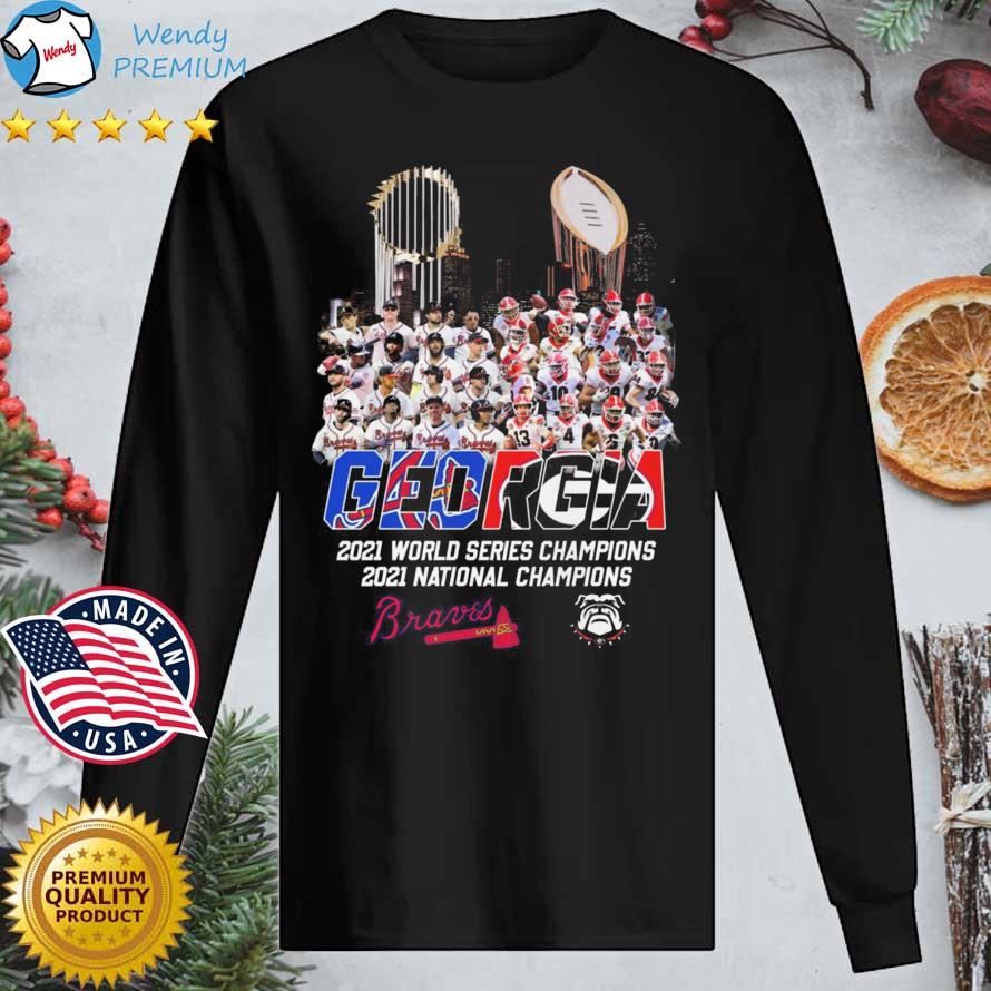 Premium UGA Georgia Bulldogs Braves Champions World Series National Championship  Shirt, hoodie, sweater, long sleeve and tank top