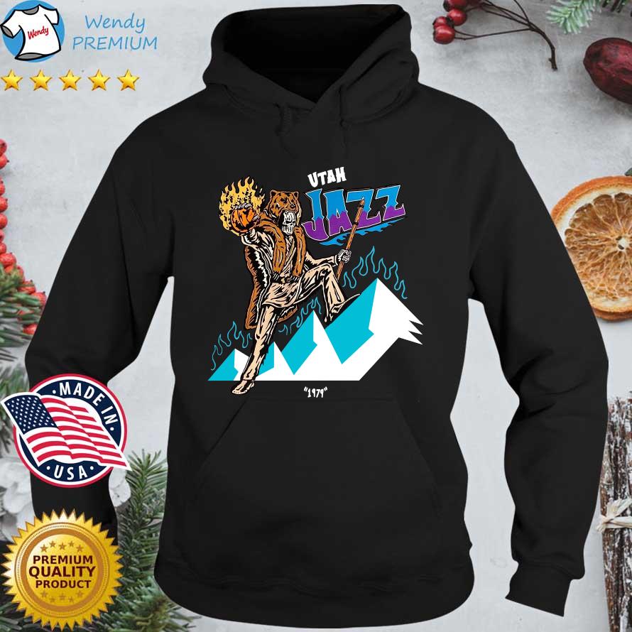 Skeleton Utah Jazz X Warren Lotas T-Shirt, hoodie, sweater, long