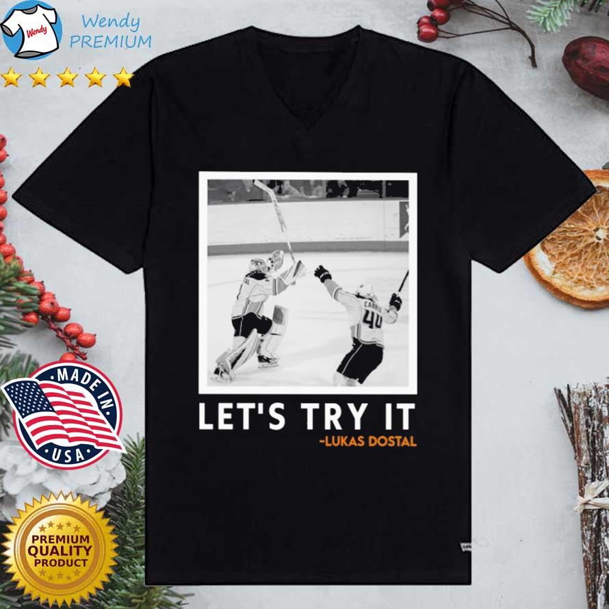 Official Let's Try It Lukas Dostal T-Shirt San Diego Gulls Merch Dostal  Let's Try It T-Shirt, hoodie, sweater, long sleeve and tank top