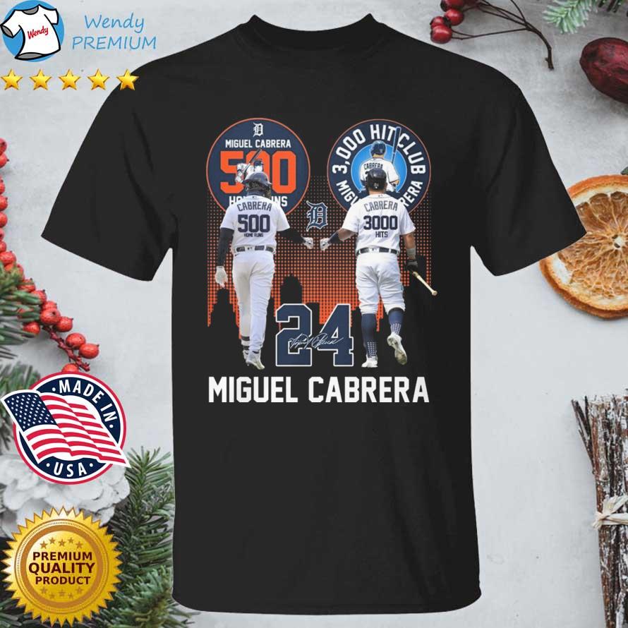 Miguel Cabrera 500 Home Runs 3000 Hits Club Baseball shirt, hoodie,  sweater, long sleeve and tank top