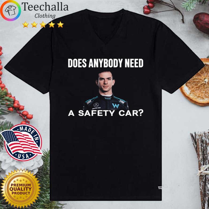 Ahmed Baokbah Nicholas Latifi Nicholas Latifi Does Anybody Need A Safety Car Shirt V-Neck