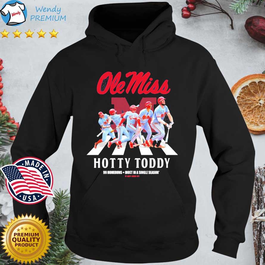 Ole Miss Rebels Hotty Toddy 99 Home Runs Most In A Single Season s Hoodie den
