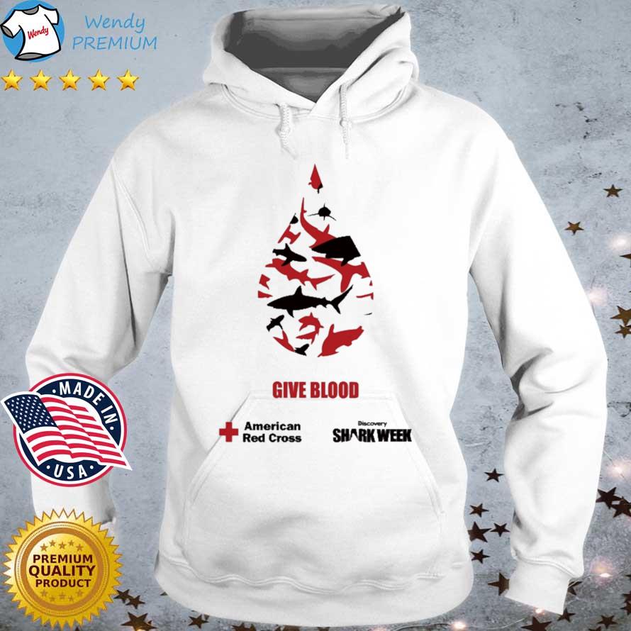 Give Blood American Red Cross Shark Week Shirt, hoodie, sweater