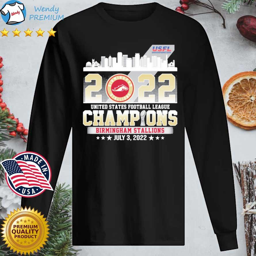 Birmingham Stallions 2022 USFL United States Football League Champions shirt,  hoodie, sweater, long sleeve and tank top