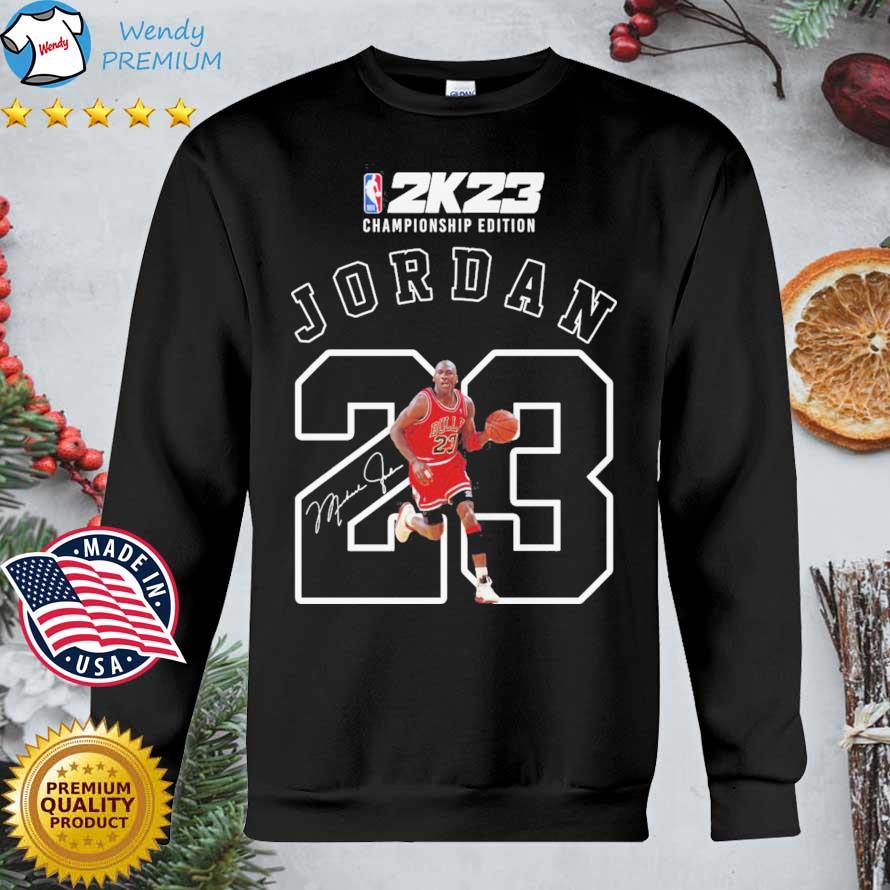 NBA 2k23 Michael Jordan Edition signature shirt, hoodie, sweater
