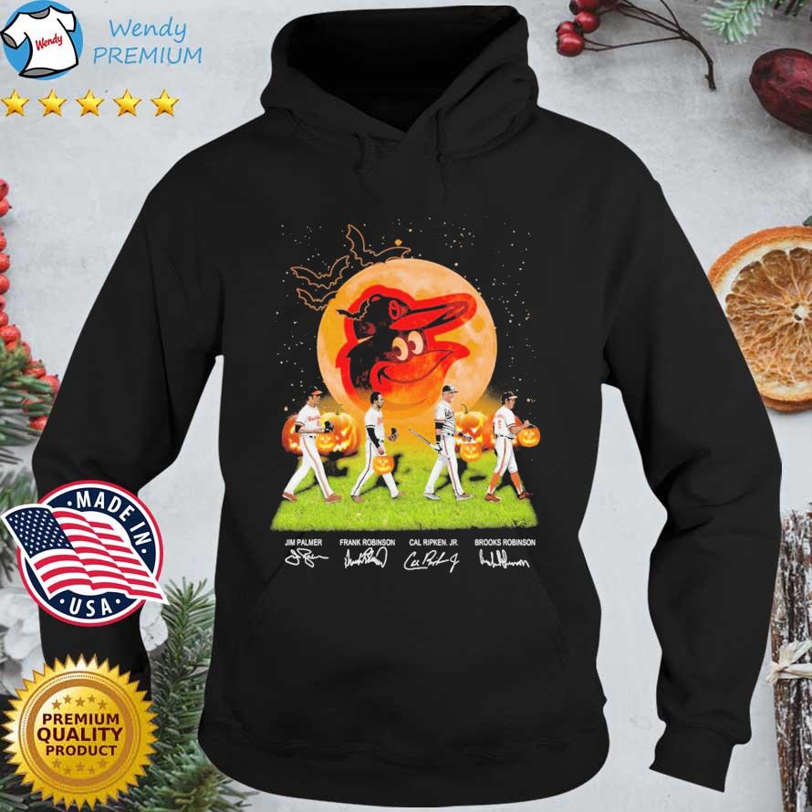 Funny baltimore Orioles Abbey Road Moon Halloween Signatures shirt, hoodie,  sweater, long sleeve and tank top