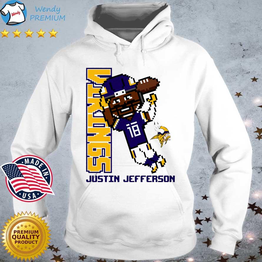 Justin Jefferson Minnesota Vikings Youth Pixel Player shirt, hoodie,  sweater, long sleeve and tank top