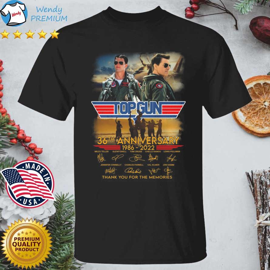 Official top Gun 36th Anniversary 1986-2022 Thank You Signatures