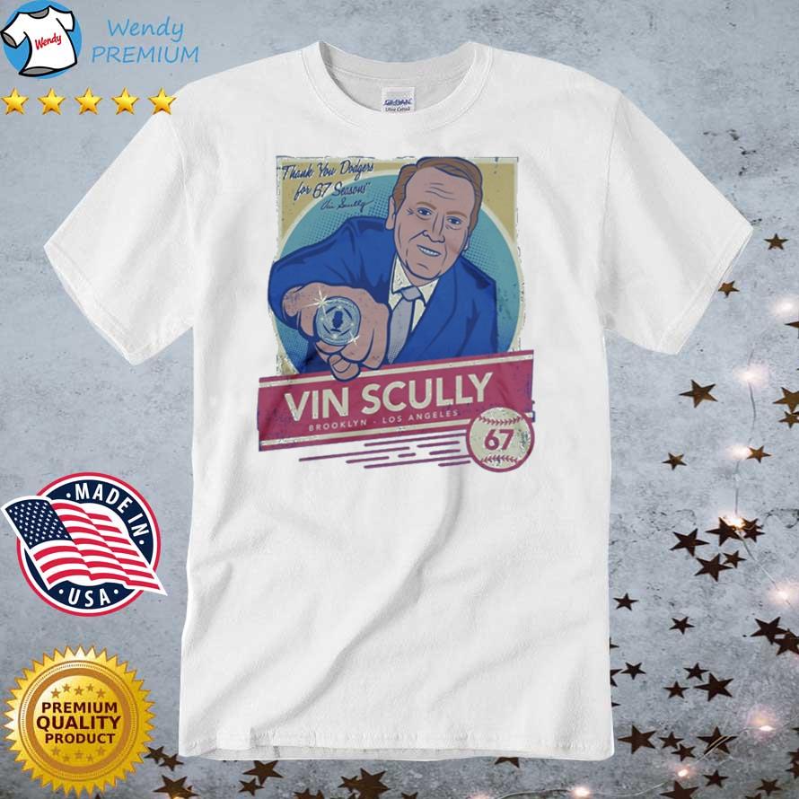It's Time For Dodgers Baseball Vin Scully RIP T-Shirt - Hersmiles