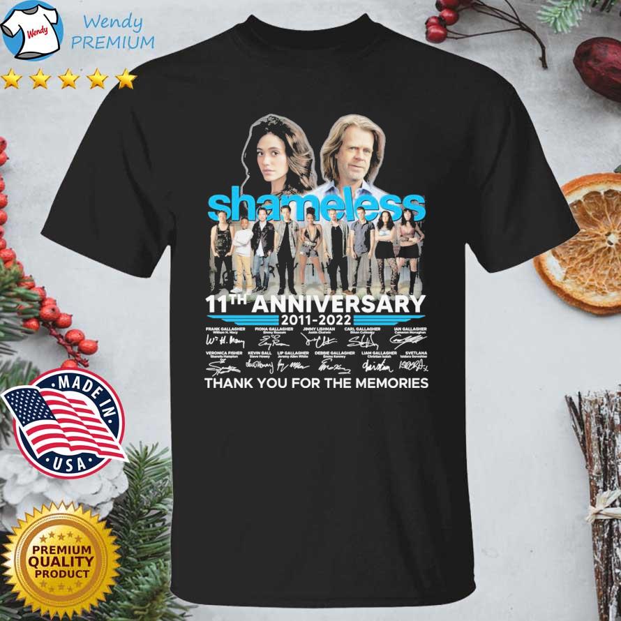 Shameless 12Th Anniversary 2011-2023 Thank You For The Memories Signatures  Shirt - Tiniven