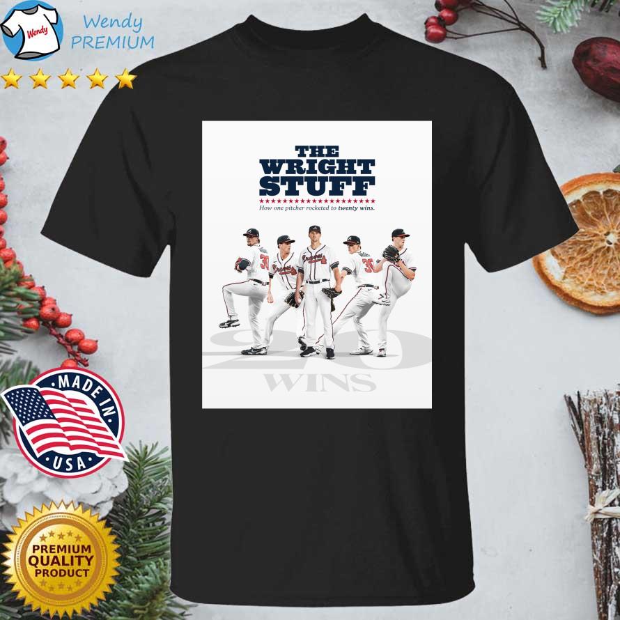 Atlanta Braves The Wright Stuff How One Pitcher Rocketed To Twenty Wins shirt