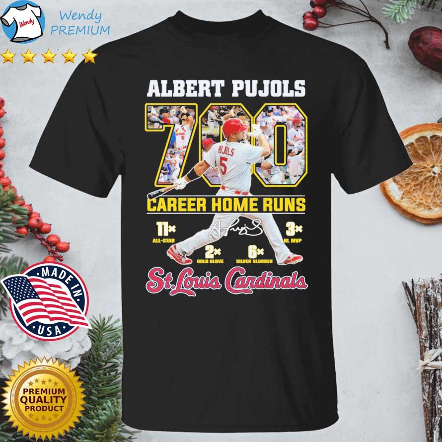 Funny albert Pujols 700 Career Home RUns St Louis Cardinals Signature shirt