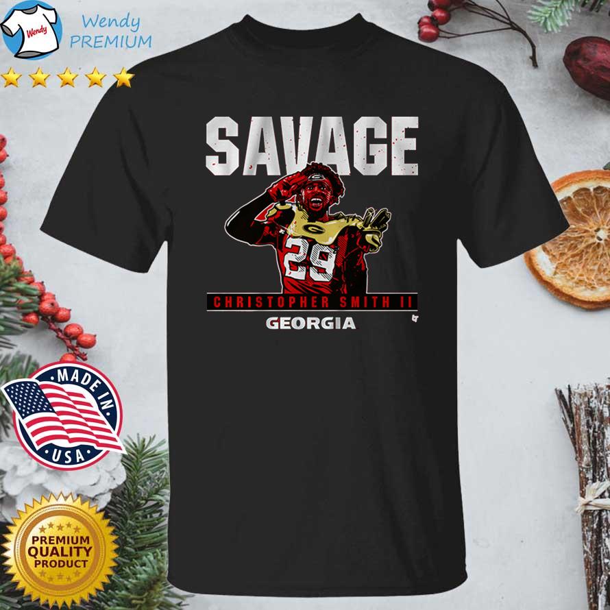 Funny georgia Bulldogs Christopher Smith II Savage Shirt