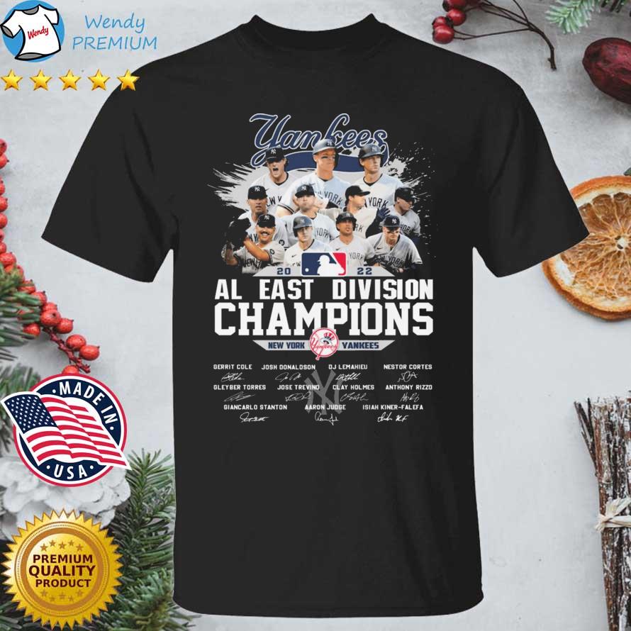 New York Yankees 2022 AL East Division Champions signature T-shirt, hoodie,  sweater, long sleeve and tank top