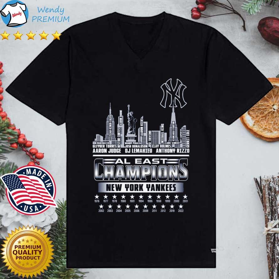 Skylines New York Yankees Al East Champions 2022 shirt, hoodie, sweater,  long sleeve and tank top