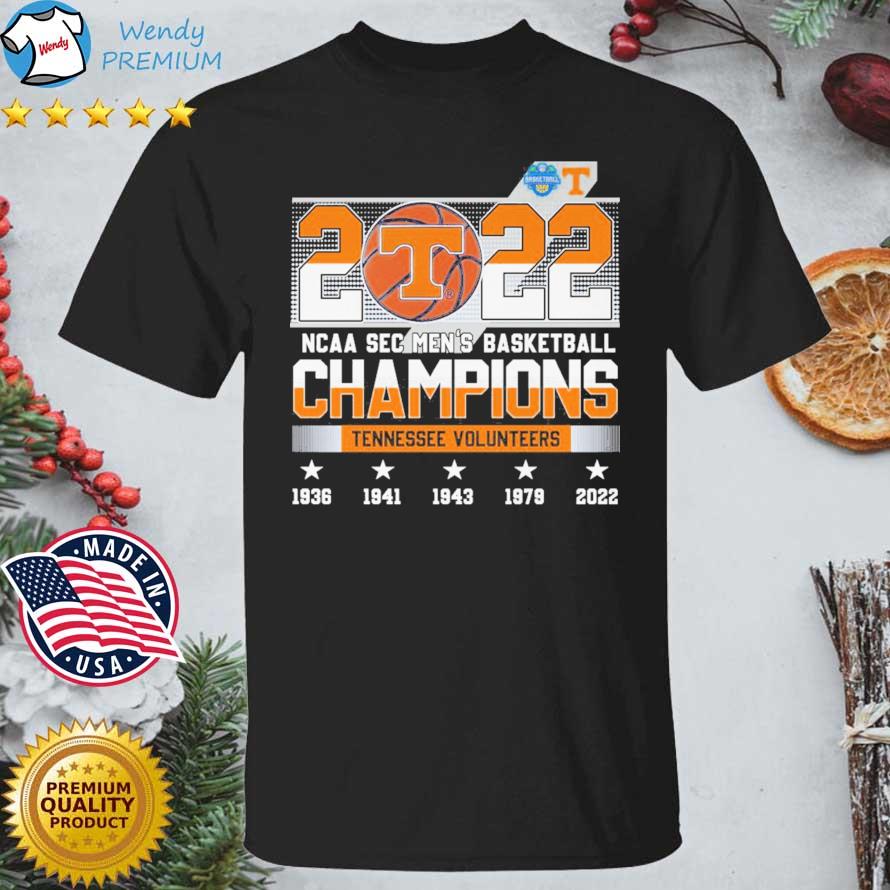 Tennessee Volunteers 2022 NCAA Sec Men's Basketball Champions 2022 shirt