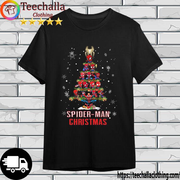 Funny spider Man Christmas Tree 2022 shirt