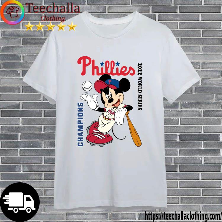 Official the Phillies Mickey Mouse 2022 World Series Champions shirt
