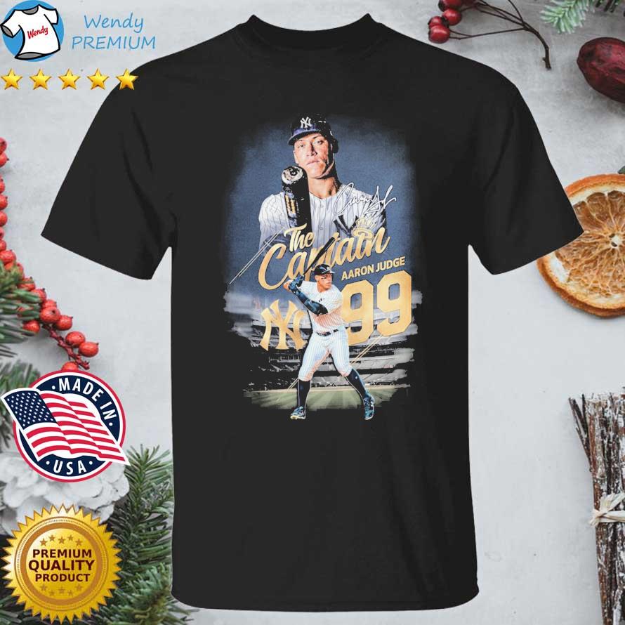 The Captain Aaron Judge 99 New York Yankees signature shirt
