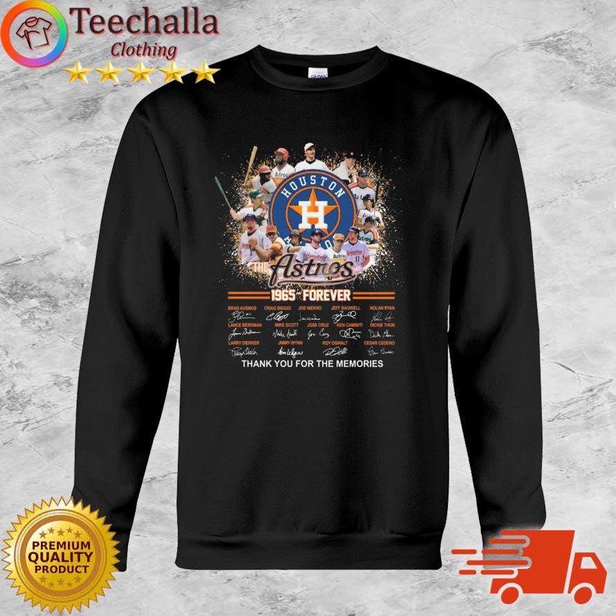 The Houston Astros 1965-Forever Thank You For The Memories Signatures shirt
