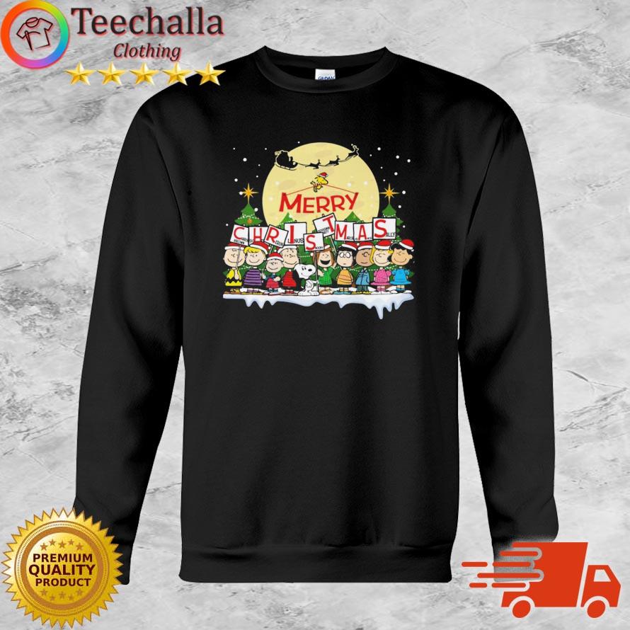 The Peanuts Characters Santa Merry Christmas 2022 sweater