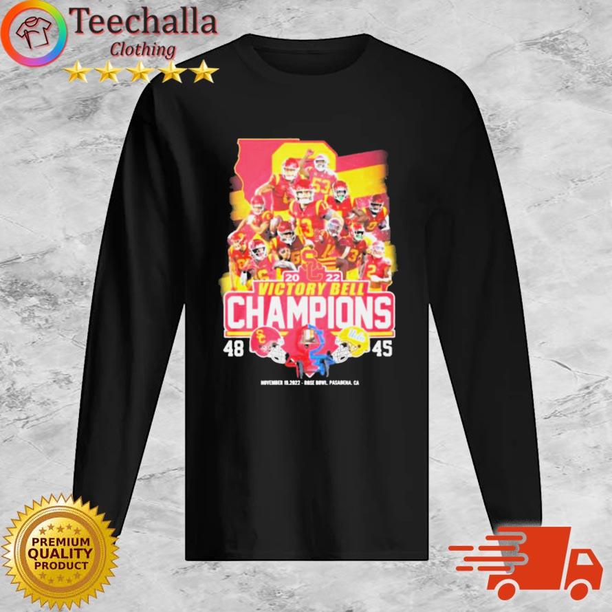 USC Football 2022 Victory Bell Champions Shirt Long Sleeve