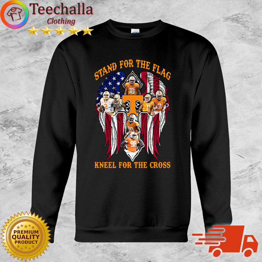 Wings Tennessee Volunteers Stand For The Flag Kneel For The Cross sweater