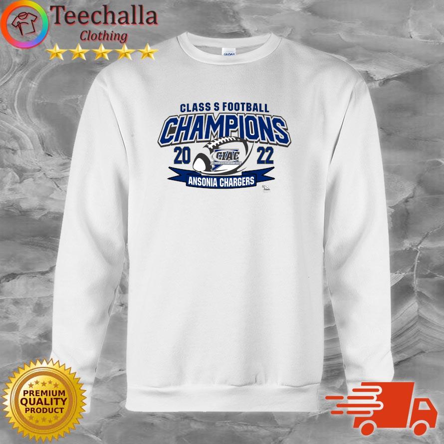 Ansonia Chargers Class S Football Champions 2022 shirt