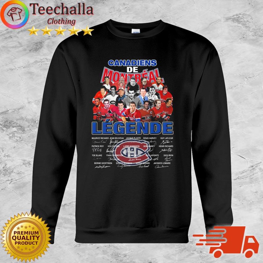 Canadiens De Montreal Legende Thank You For The Memories Signatures shirt