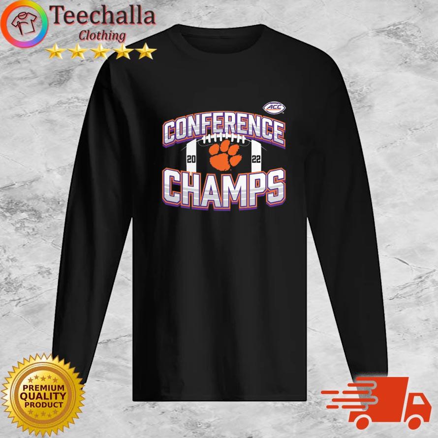 Clemson Tigers Football 2022 ACC Football Conference Champions s Long Sleeve