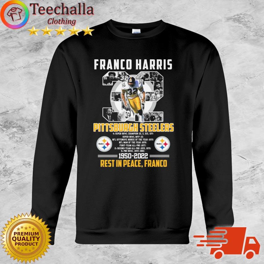 Franco Harris Pittsburgh Steelers 1950-2022 Rest In Peace Franco Signature shirt
