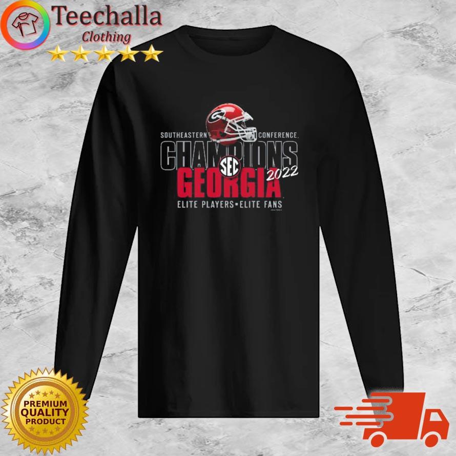 Georgia Bulldogs 2022 Southeastern Conference Champions Elite Players Elite Fans s Long Sleeve