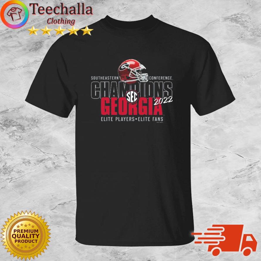 Georgia Bulldogs 2022 Southeastern Conference Champions Elite Players Elite Fans s shirt
