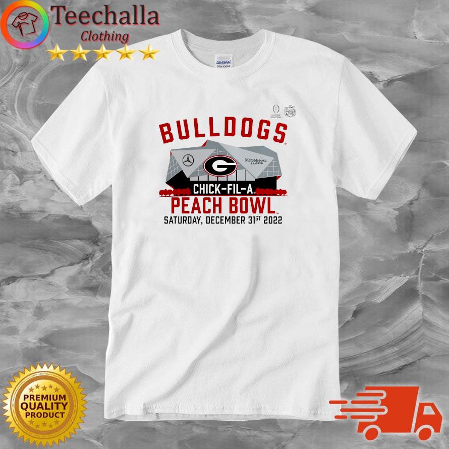Georgia Bulldogs Chick-Fil-A Peach Bowl Saturday December 31st 2022 s shirt
