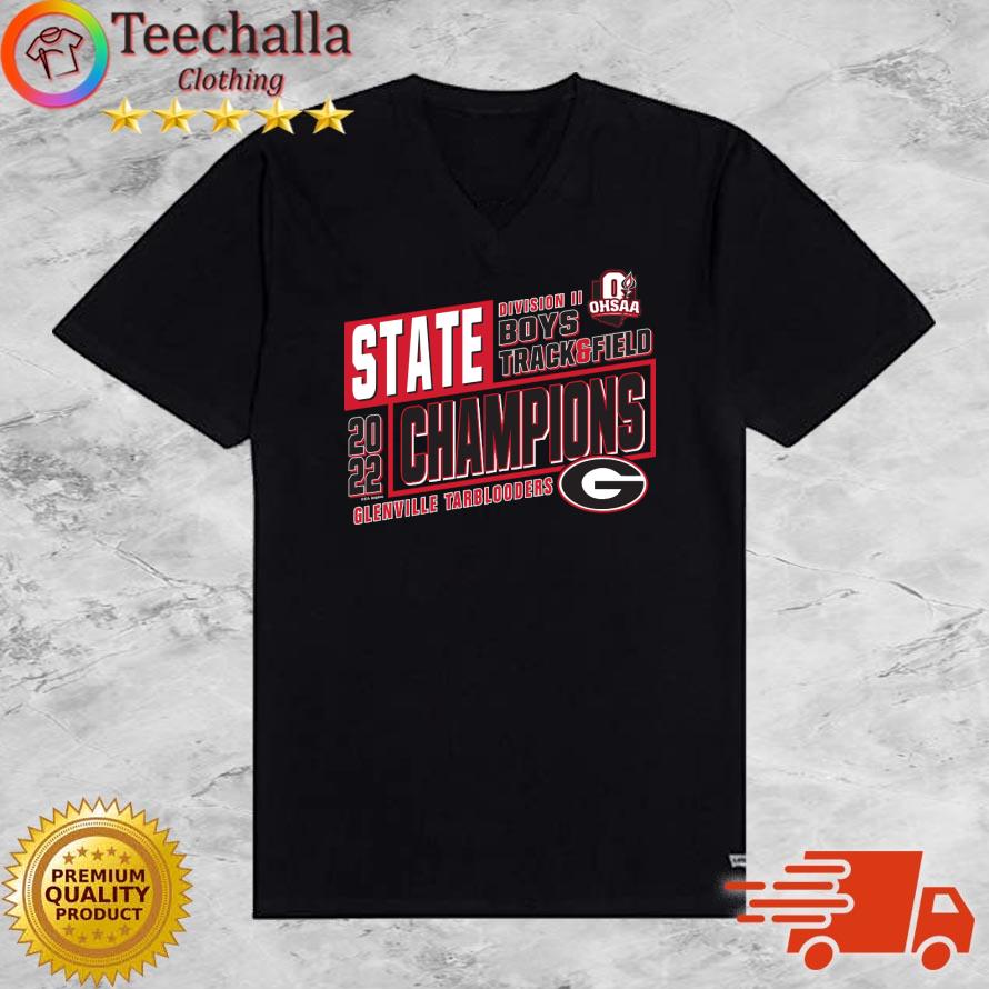 Glenville Tarblooders 2022 OHSAA Boys Track & Field D2 State Champions s V-neck