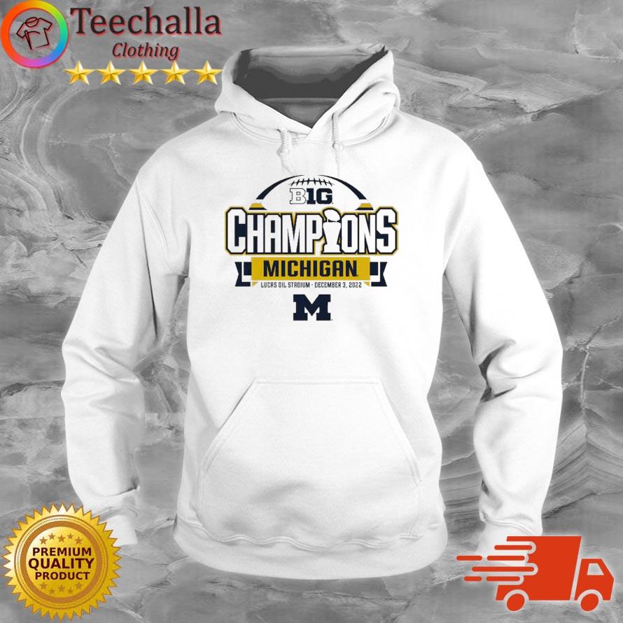 Michigan Wolverines 84 2022 Big Ten Football Conference Champions s Hoodie