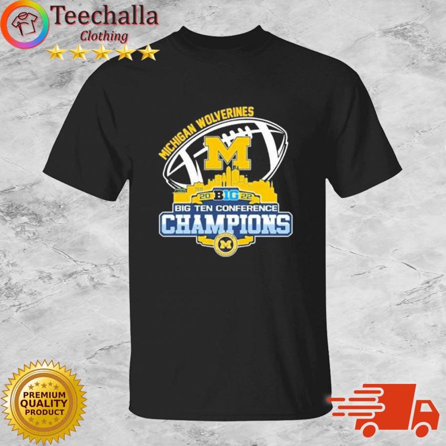 Michigan Wolverines Skyline 2022 Big Ten Conference Champions Shirt shirt