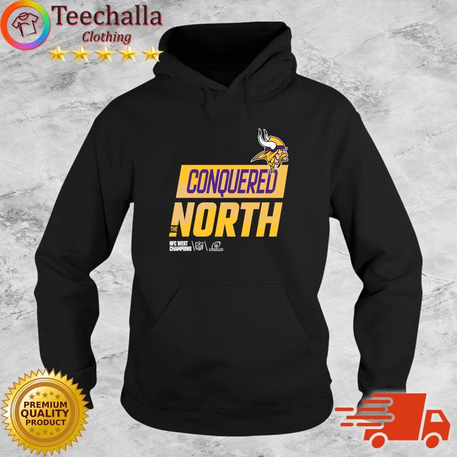 Minnesota Vikings Conquered The North NFC West Champions 2022 sweater Hoodie