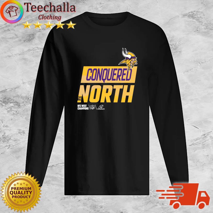 Minnesota Vikings Conquered The North NFC West Champions 2022 sweater Long Sleeve