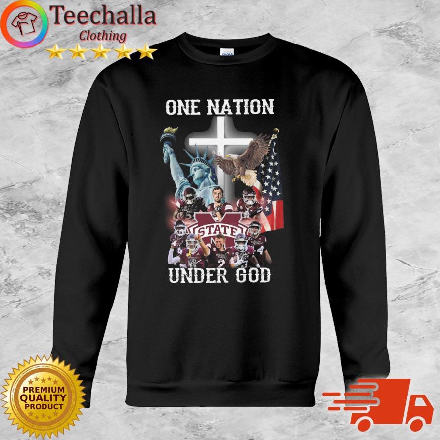 Mississippi State Bulldogs One Nation Under God Signatures shirt