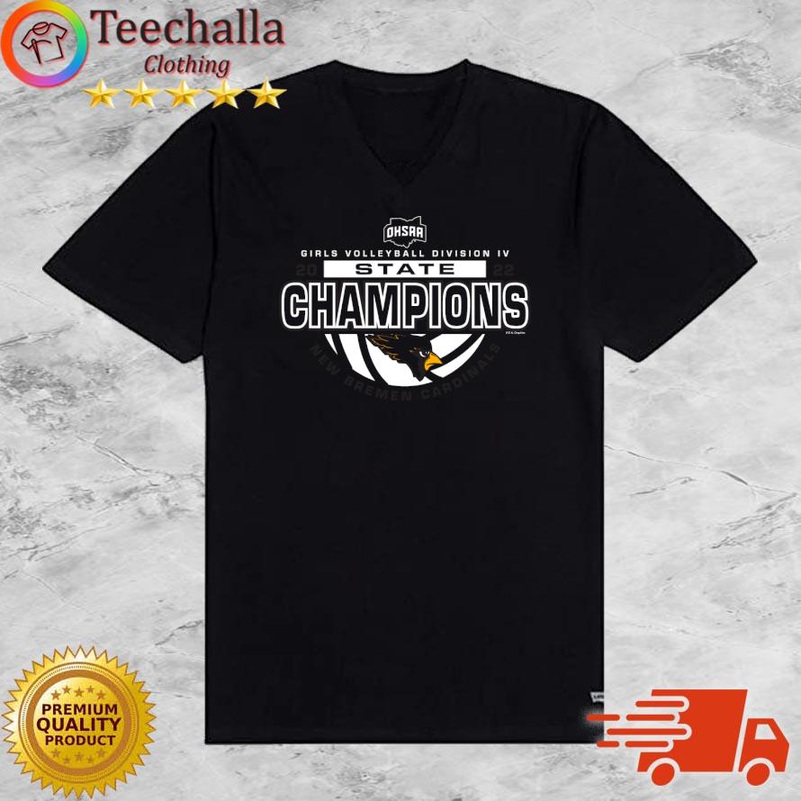 New Bremen Cardinals 2022 OHSAA Volleyball Division IV State Champions s V-neck