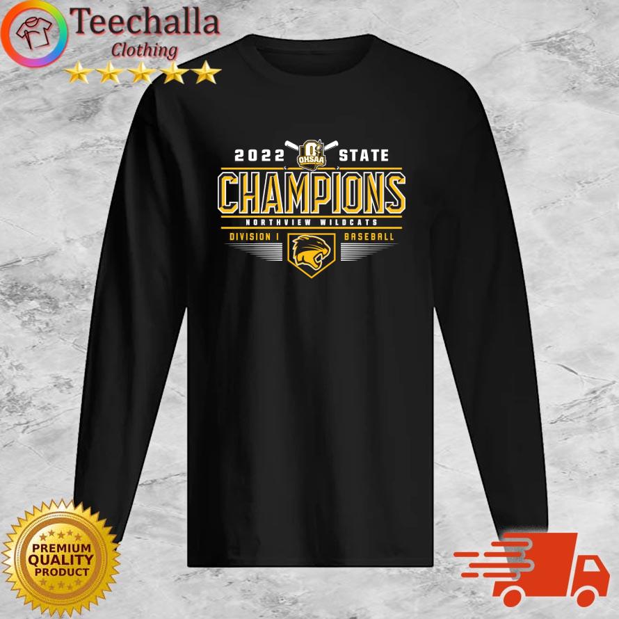 Northview Wildcats 2022 OHSAA Baseball Division I State Champions s Long Sleeve