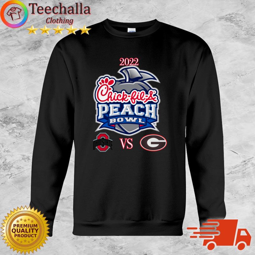 Ohio State Buckeyes Vs Georgia Bulldogs 2022 Chick-Fil-A Peach Bol shirt