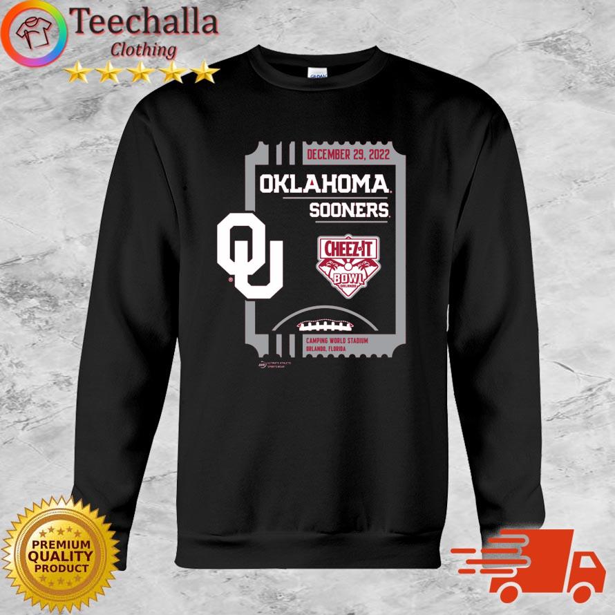 Oklahoma Sooners 2022 Cheez-It Bowl Orlando Camping World Stadium shirt