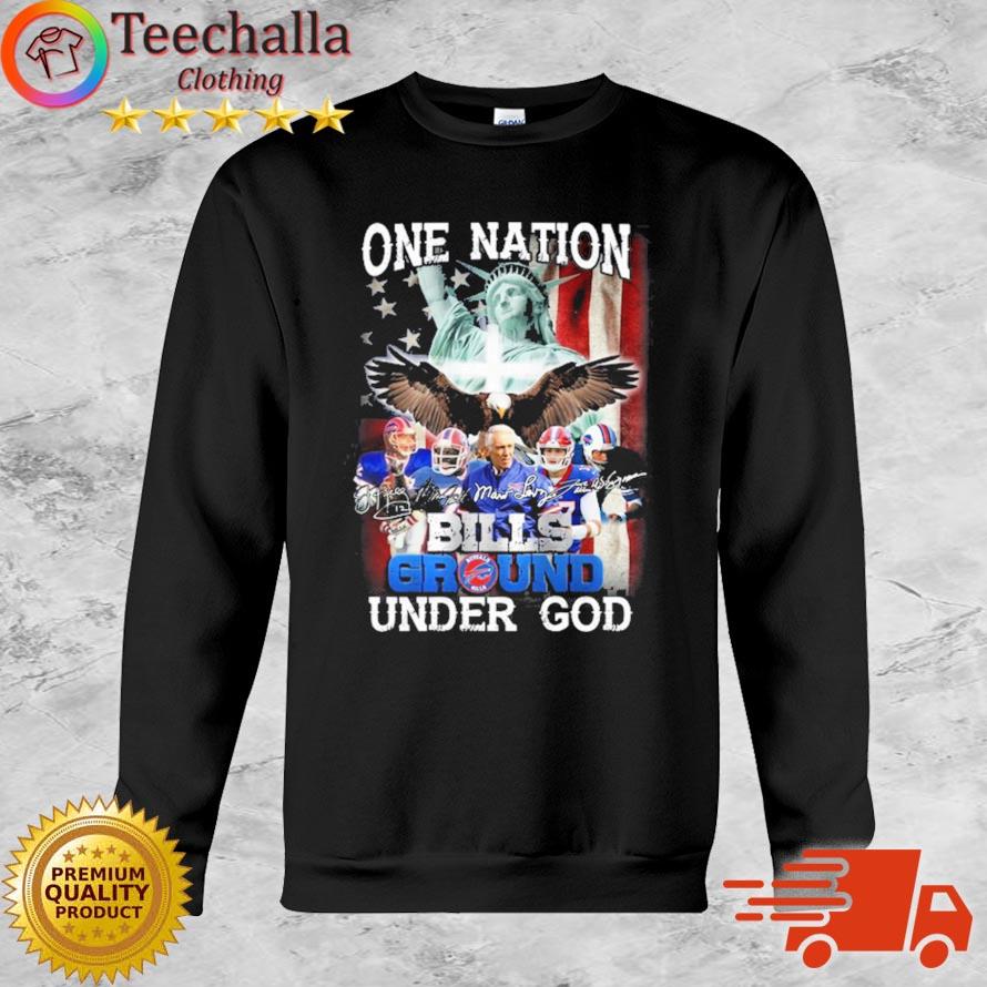 One nation Bulls Ground Under god signatures shirt